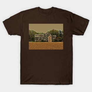 Golden Field Beautiful Barn No.1 T-Shirt
